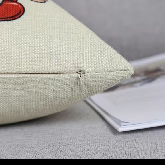 New yellow home sweet home decor accent pillow case zipper closure - Picture 2 of 3